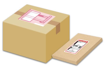 配送時の梱包と配送伝票について